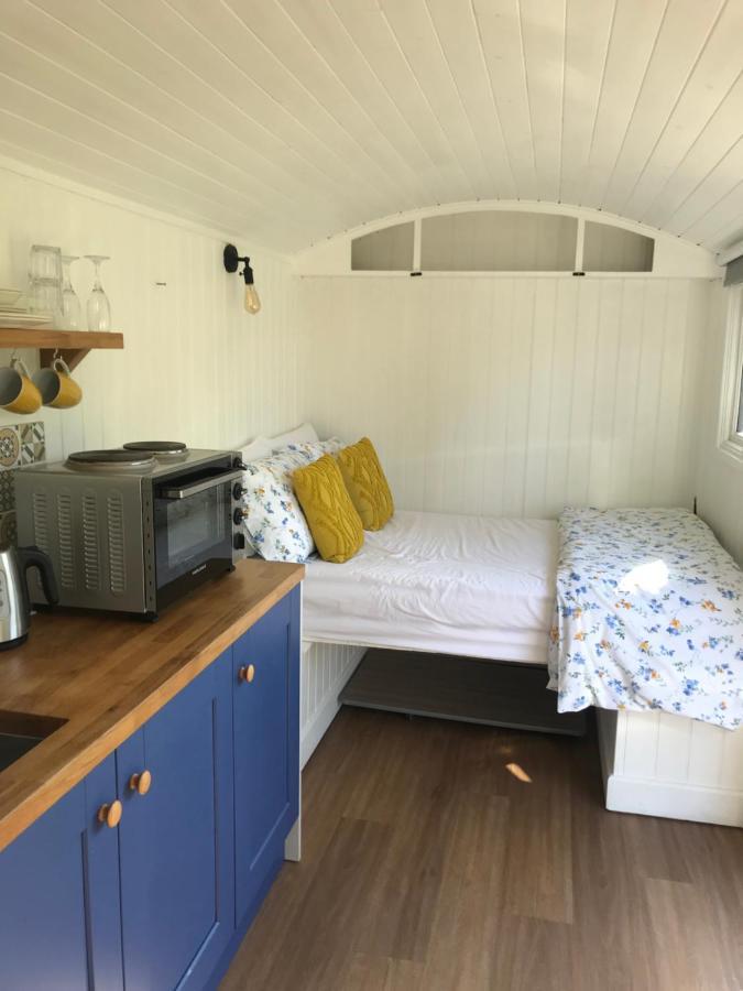 Shepherds Hut With Hot Tub Вэллс Экстерьер фото
